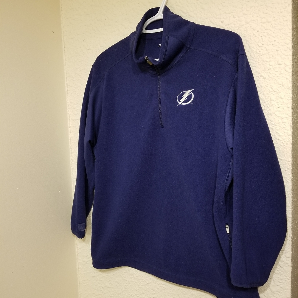 Tampa Bay Lightning 1/4 Zip Fleece Sweater